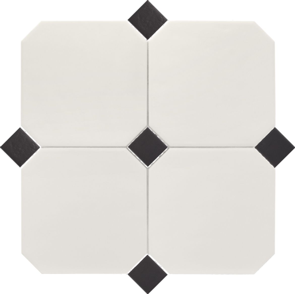 Billede af Octagon Hvid Mat 20x20 cm